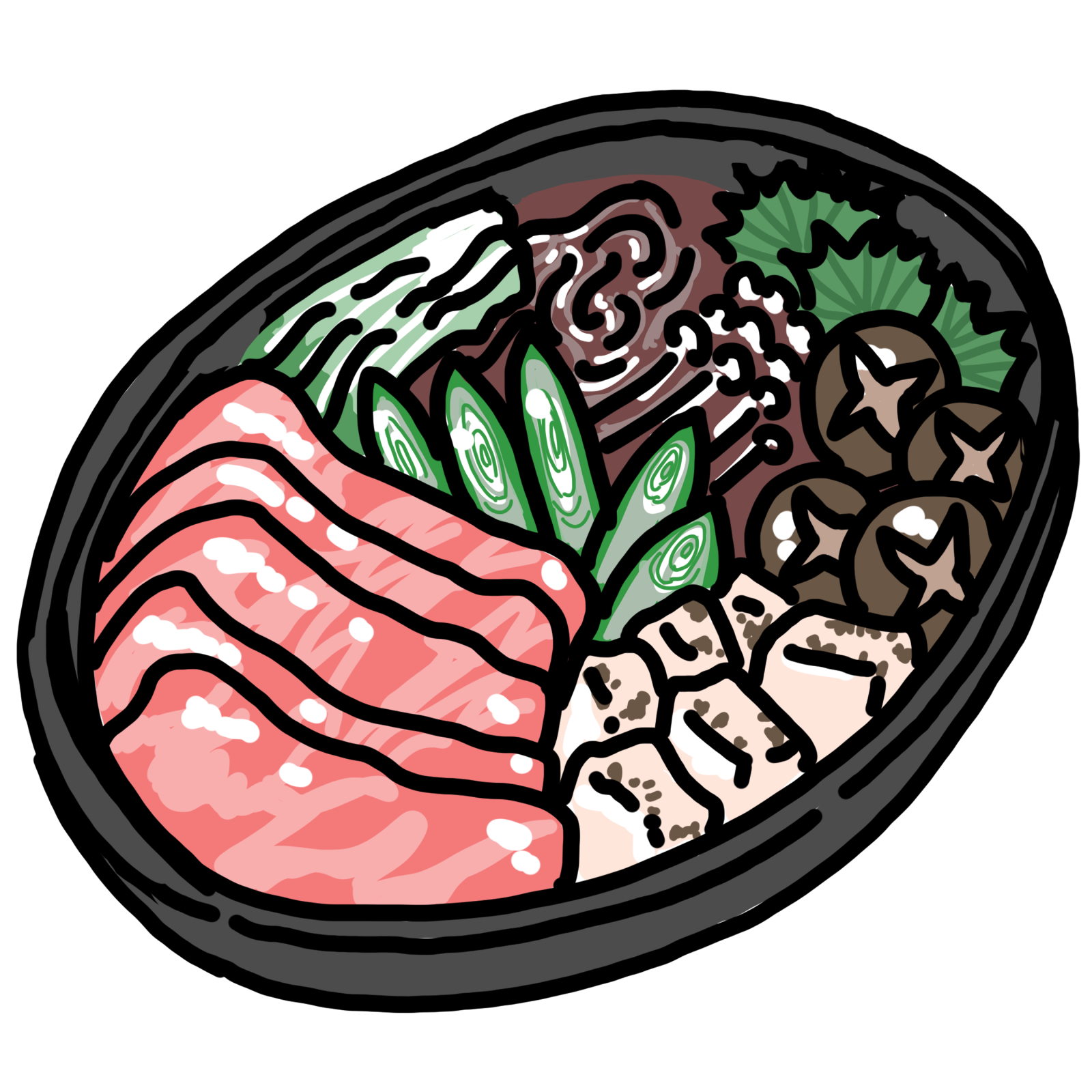 商用OK!「すき焼き」のイラスト|いつかのノート