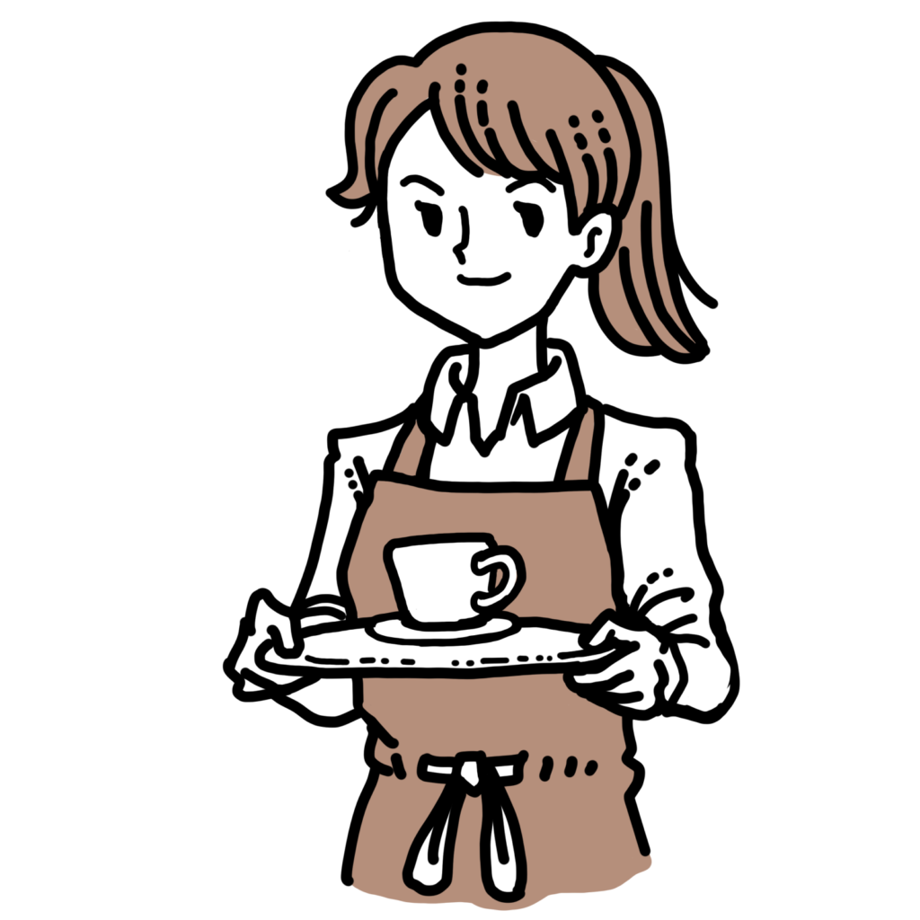 カフェスタッフ4