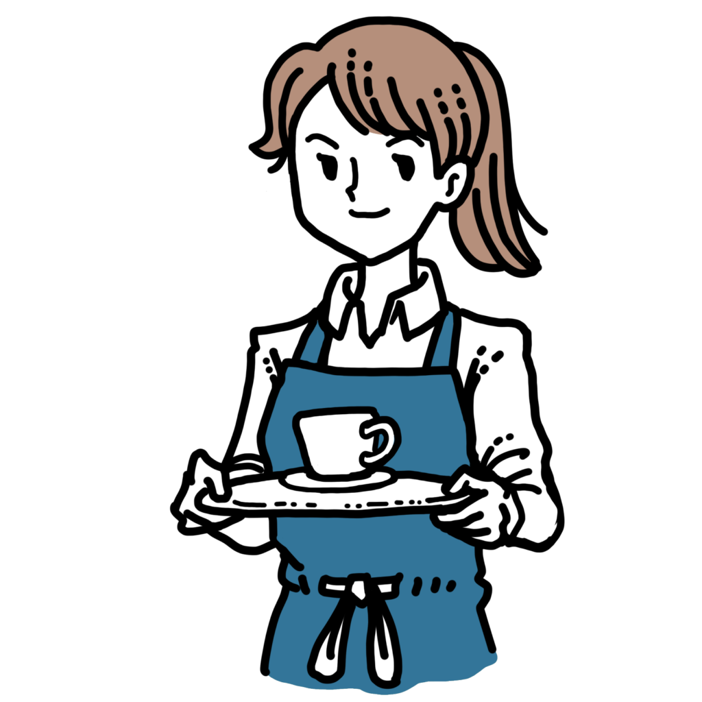 カフェスタッフ10