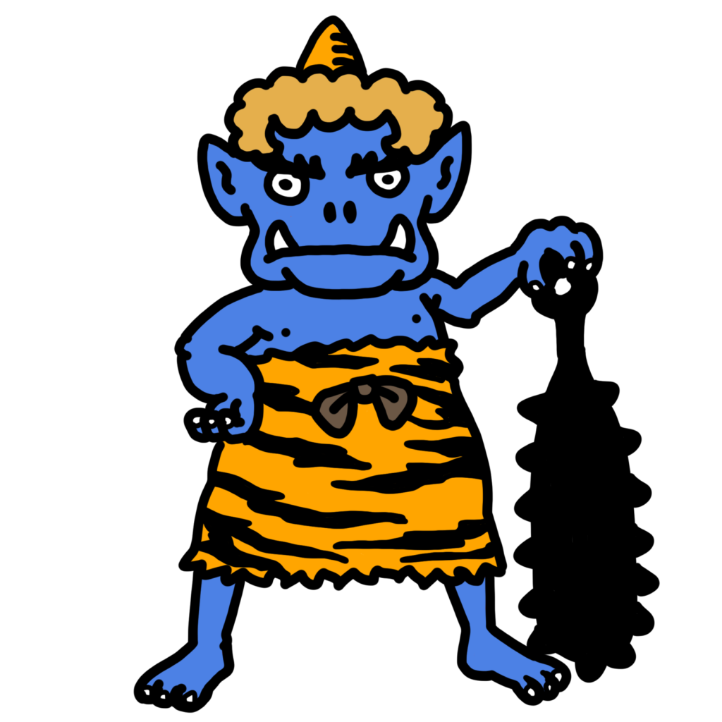 2月節分-青鬼（全身）