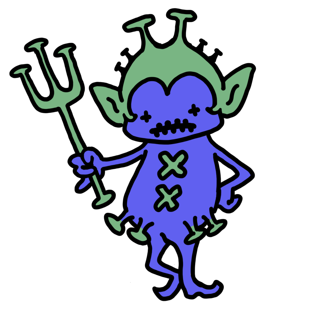 ウイルスちゃん−青3