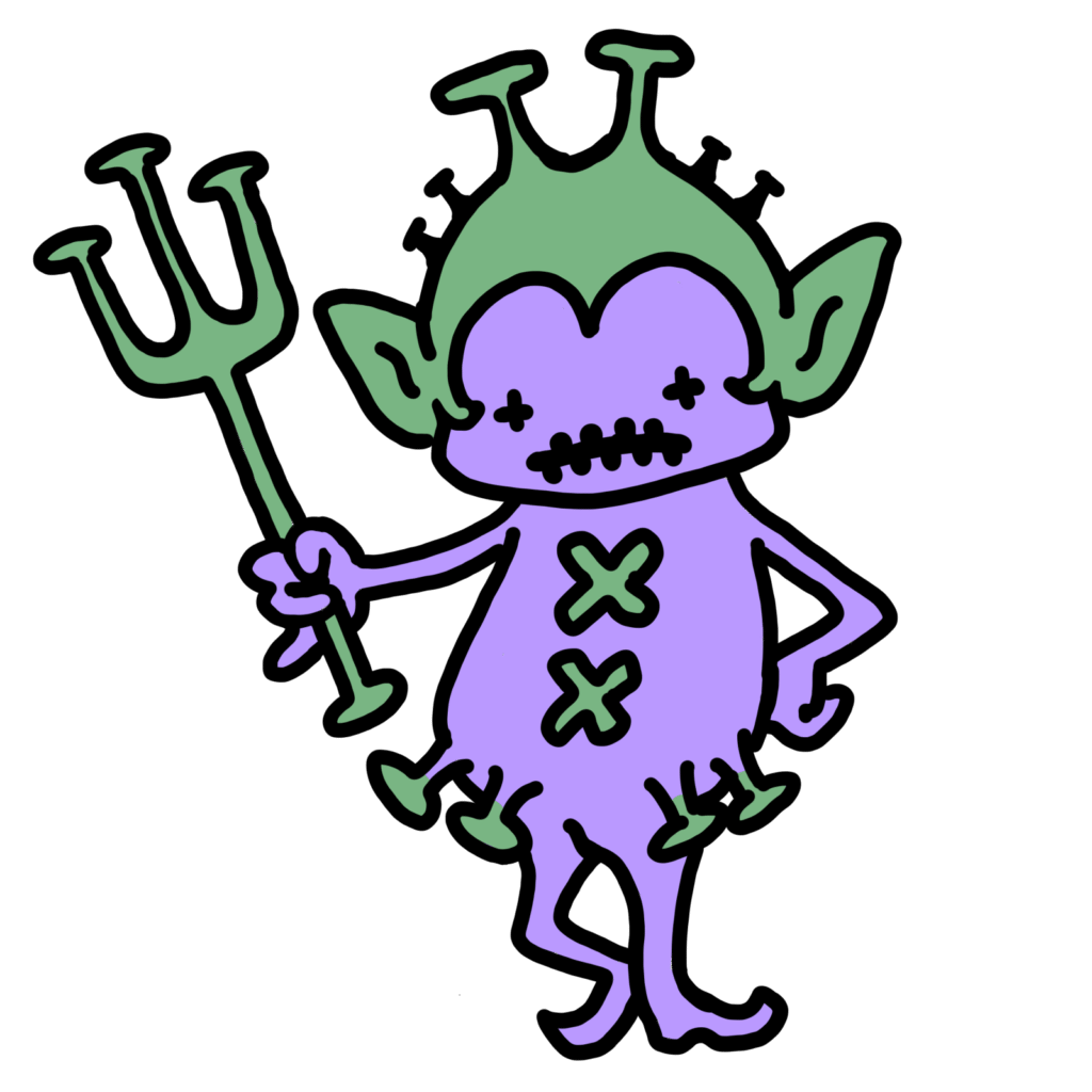ウイルスちゃん−紫4