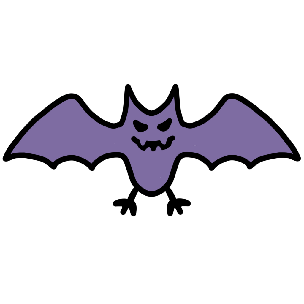 10月－ハロウィンこうもり