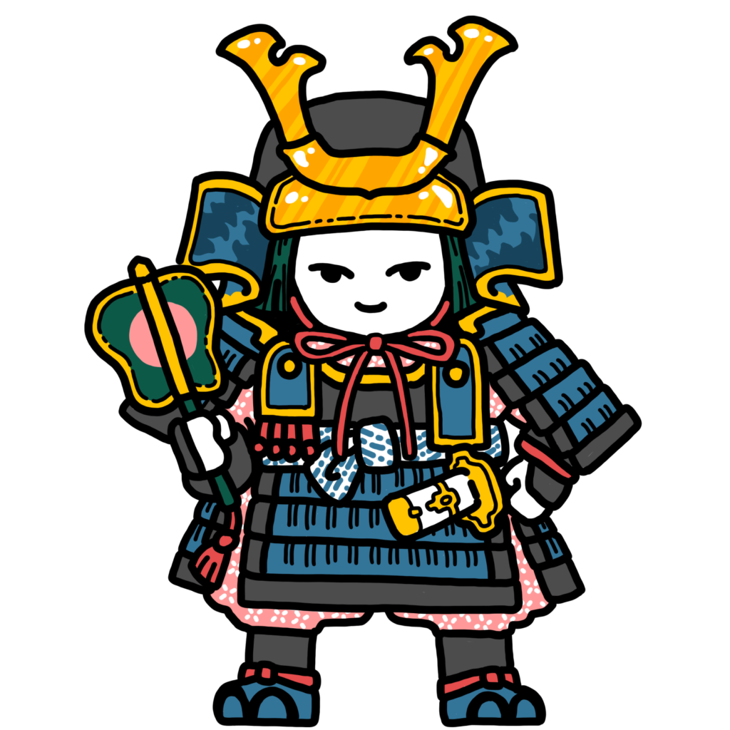 五月人形のイラスト