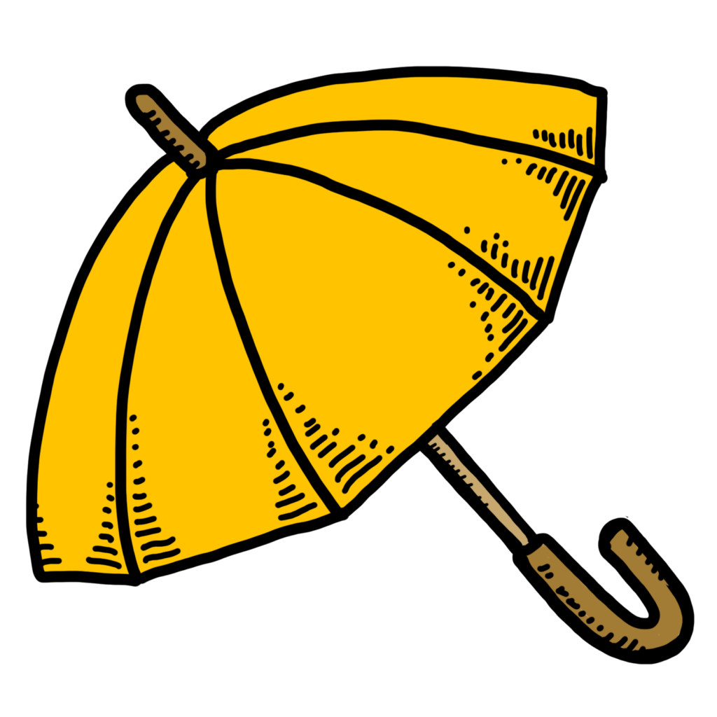 傘−黄色-umbrella