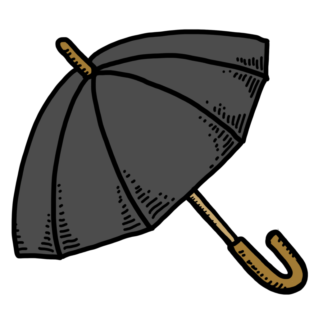傘−黒-umbrella