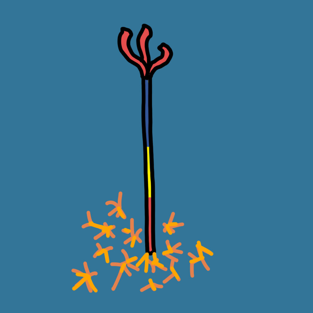 線香花火−１