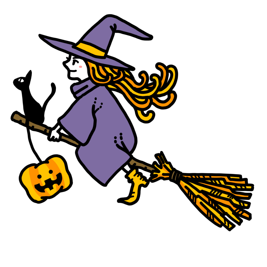 10月－ハロウィン魔女1