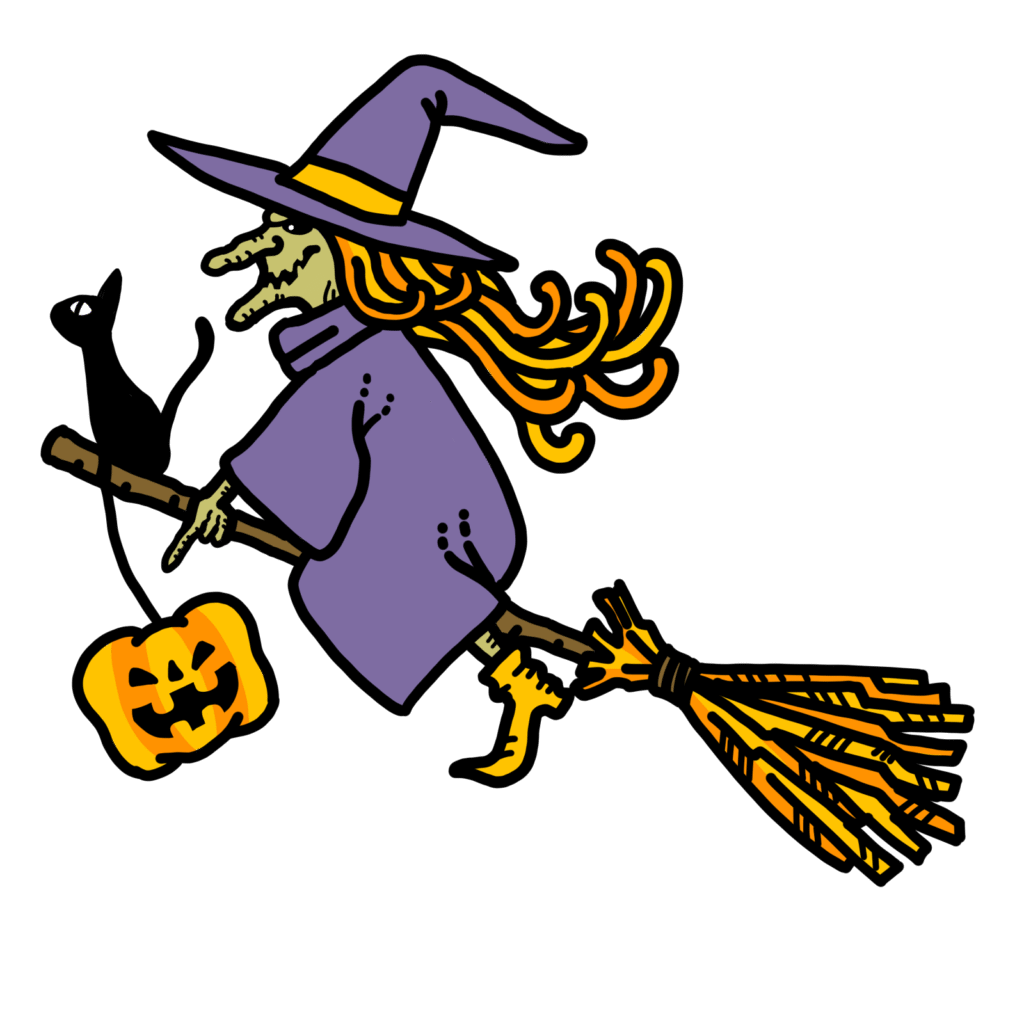 10月－ハロウィン魔女2