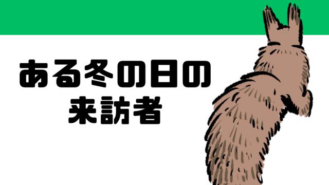ある冬の日の来訪者