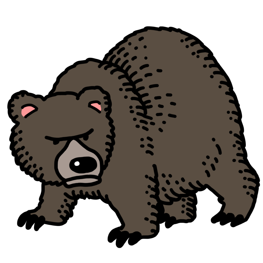 ヒグマのイラスト
