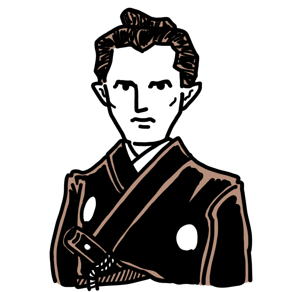 勝海舟さんのイラスト