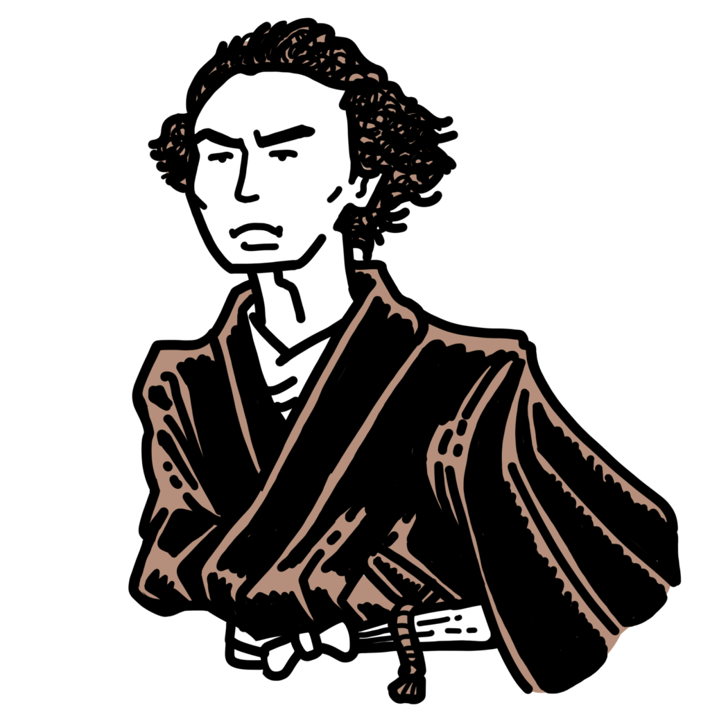 坂本龍馬さんのイラスト