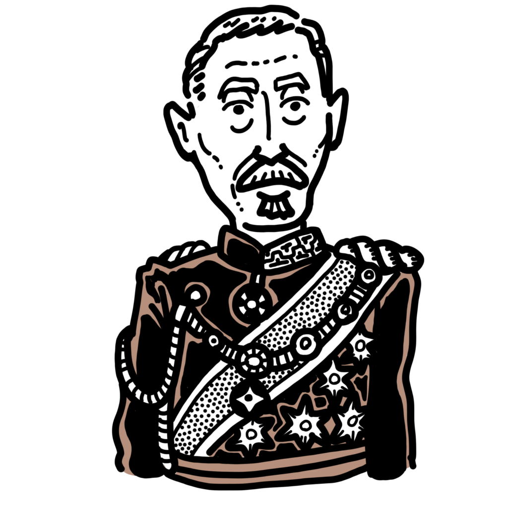 山県有朋さんのイラスト