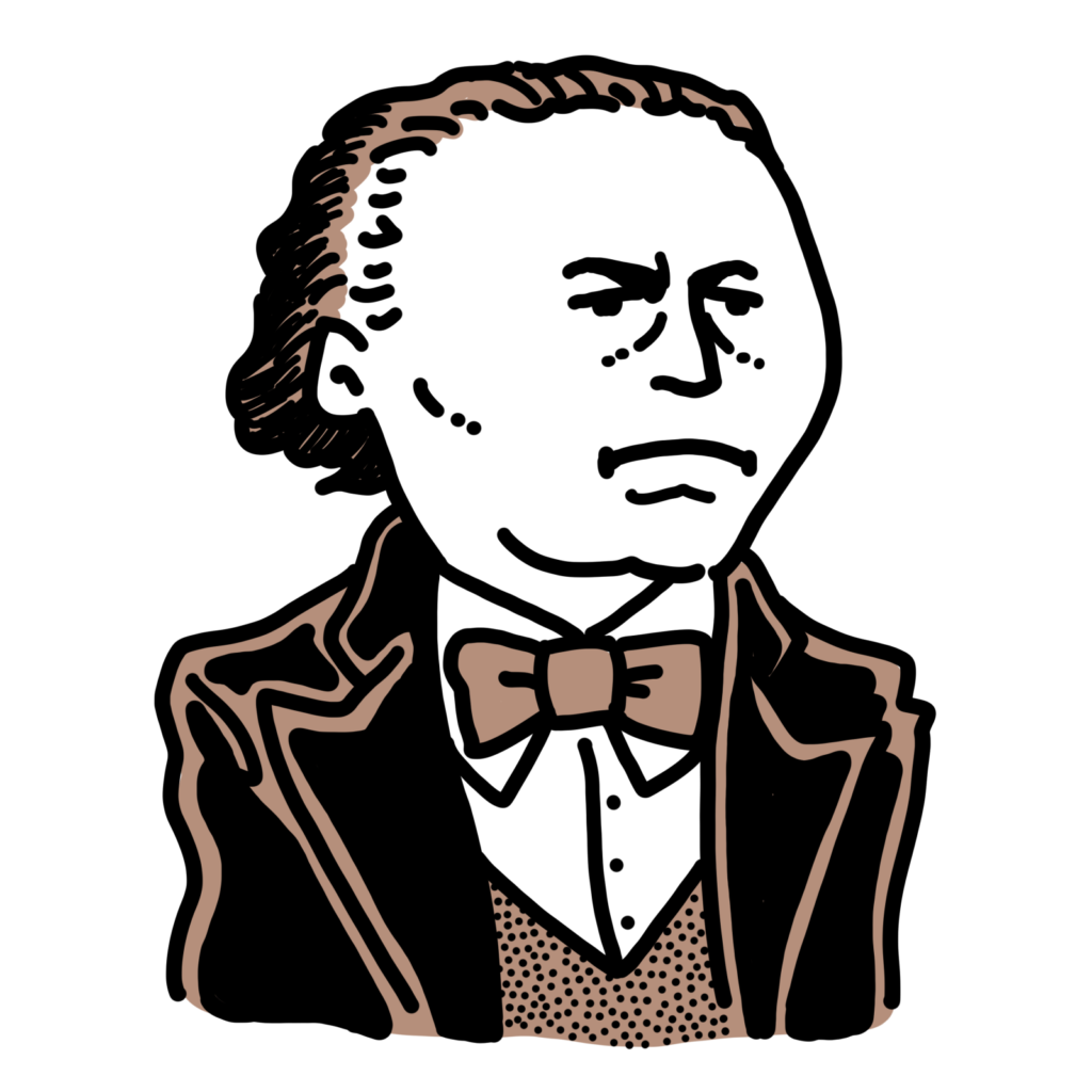 岩倉具視さんのイラスト