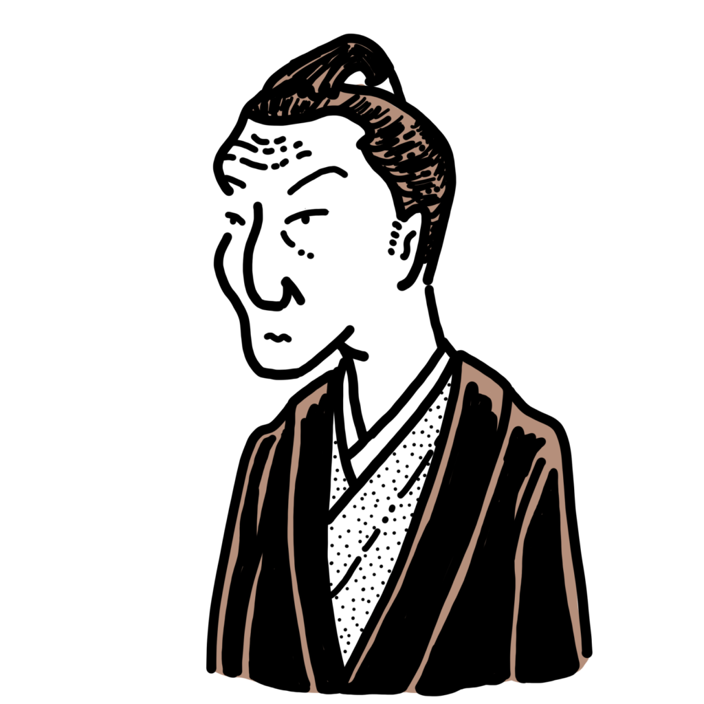 本居宣長さんのイラスト