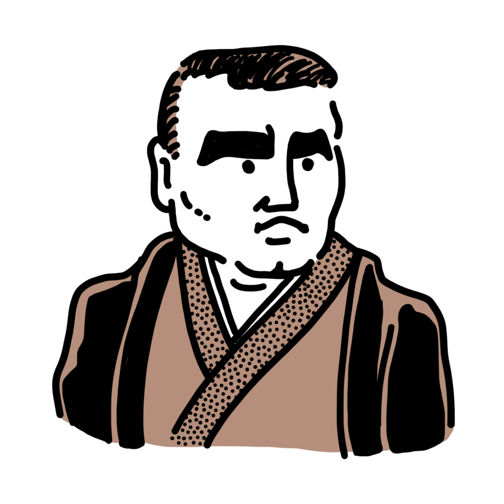 西郷隆盛さんのイラスト